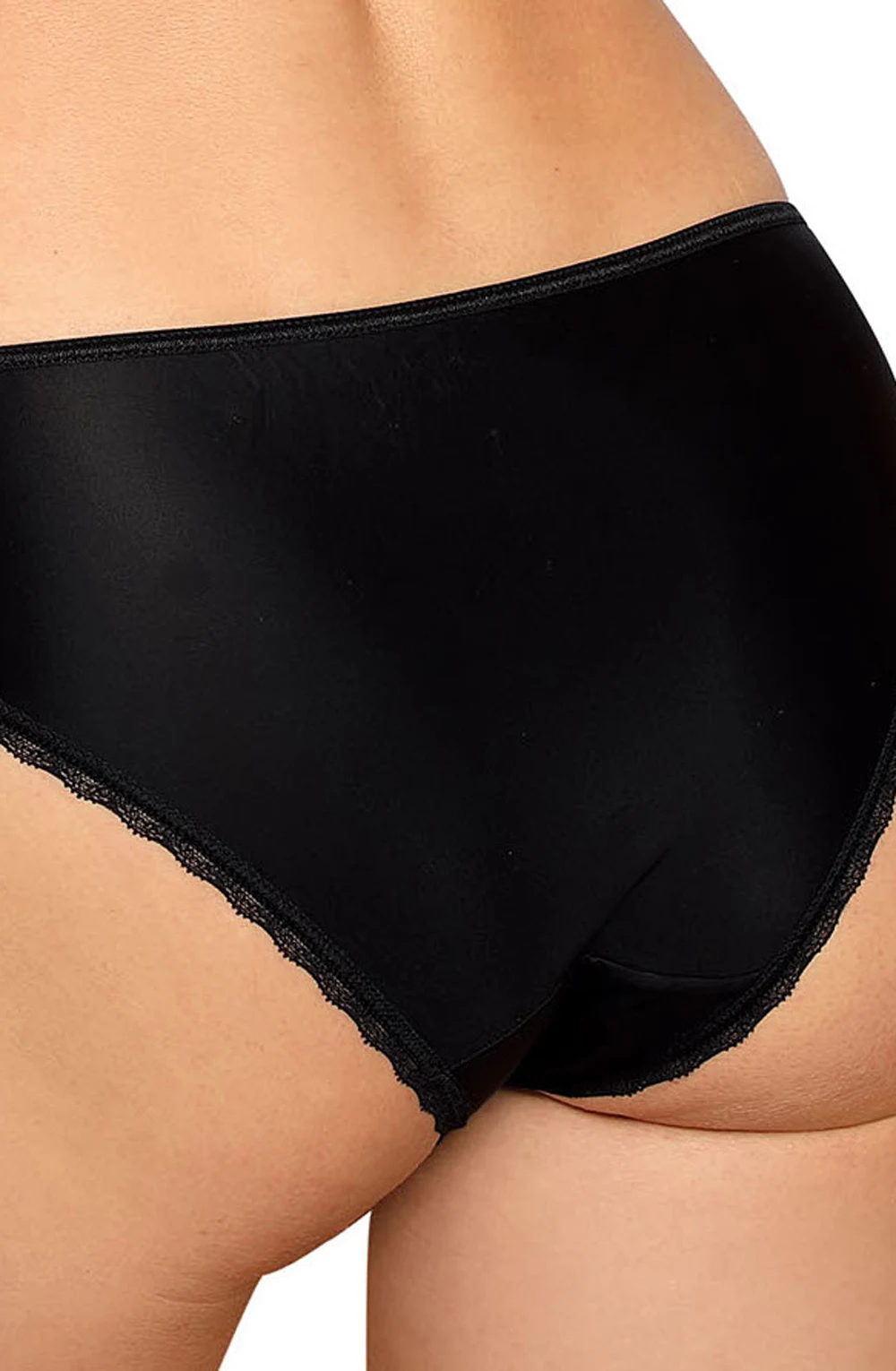 image 2 of Roza Anuk Embroidered Brief - Luxurious Everyday Wear - Black