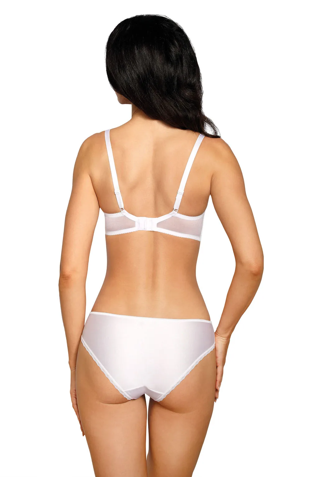 image 2 of Roza Anuk Soft Cup Bra - Embroidered and Lacy White Beauty