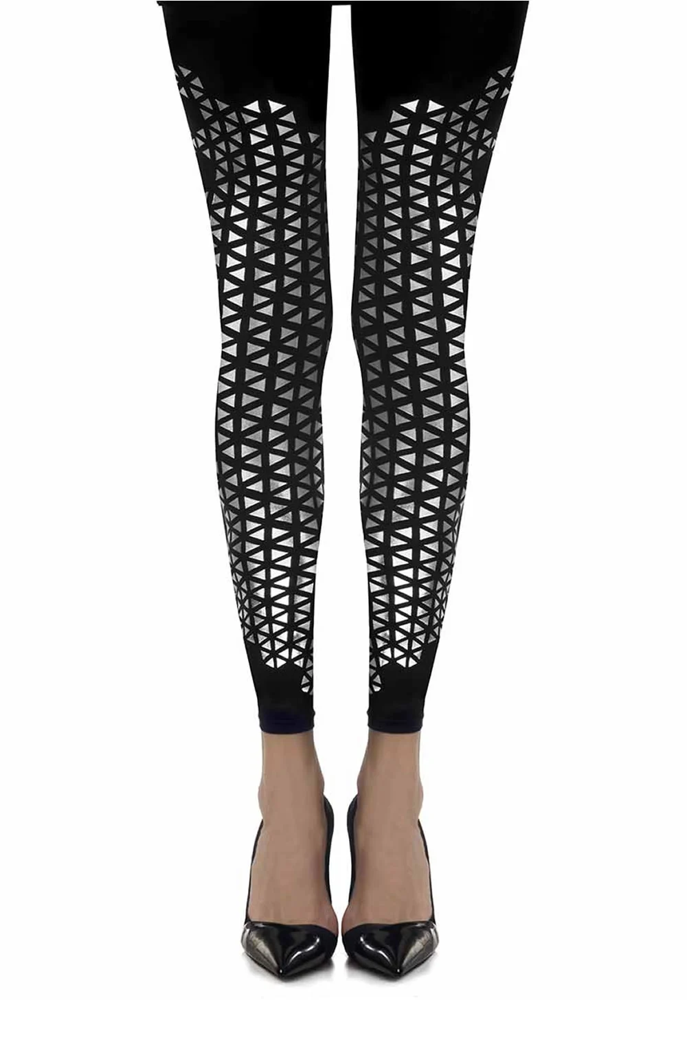 Zohara Disco Ball Black Print Leggings