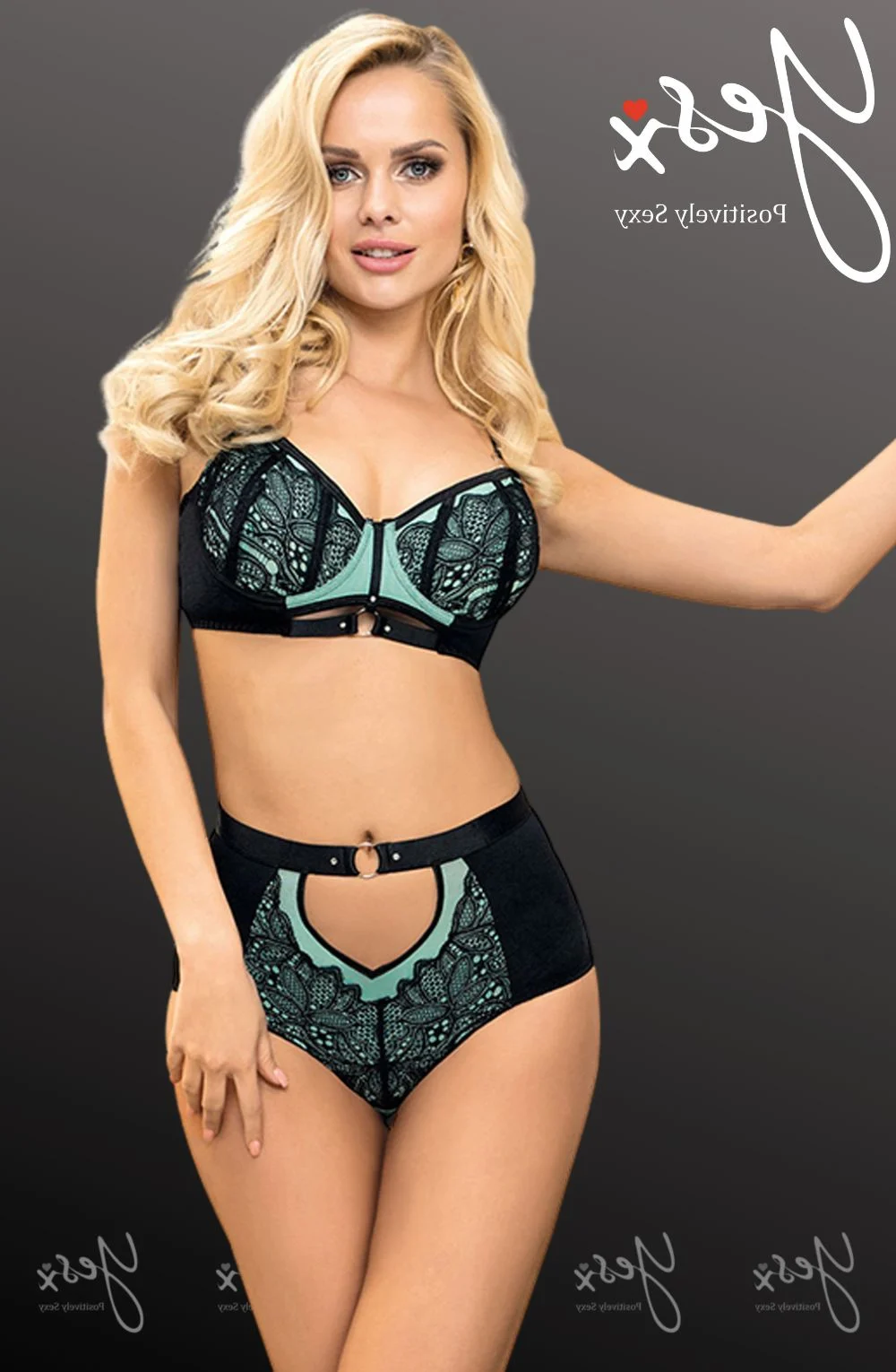 image 18 of YesX YX830 Blue Lace Bra and Brief Set - Sexy Lingerie for Women