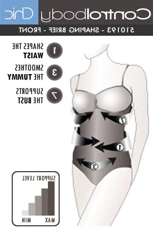 image 5 of Control Body 510193 Strap Body Shaper - Smooths Silhouette