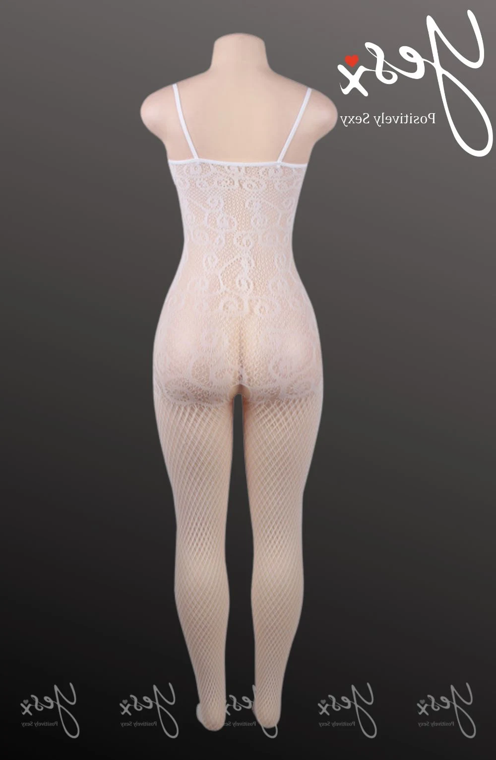 image 4 of YesX YX813 Floral White Bodystocking - Seductive Lingerie