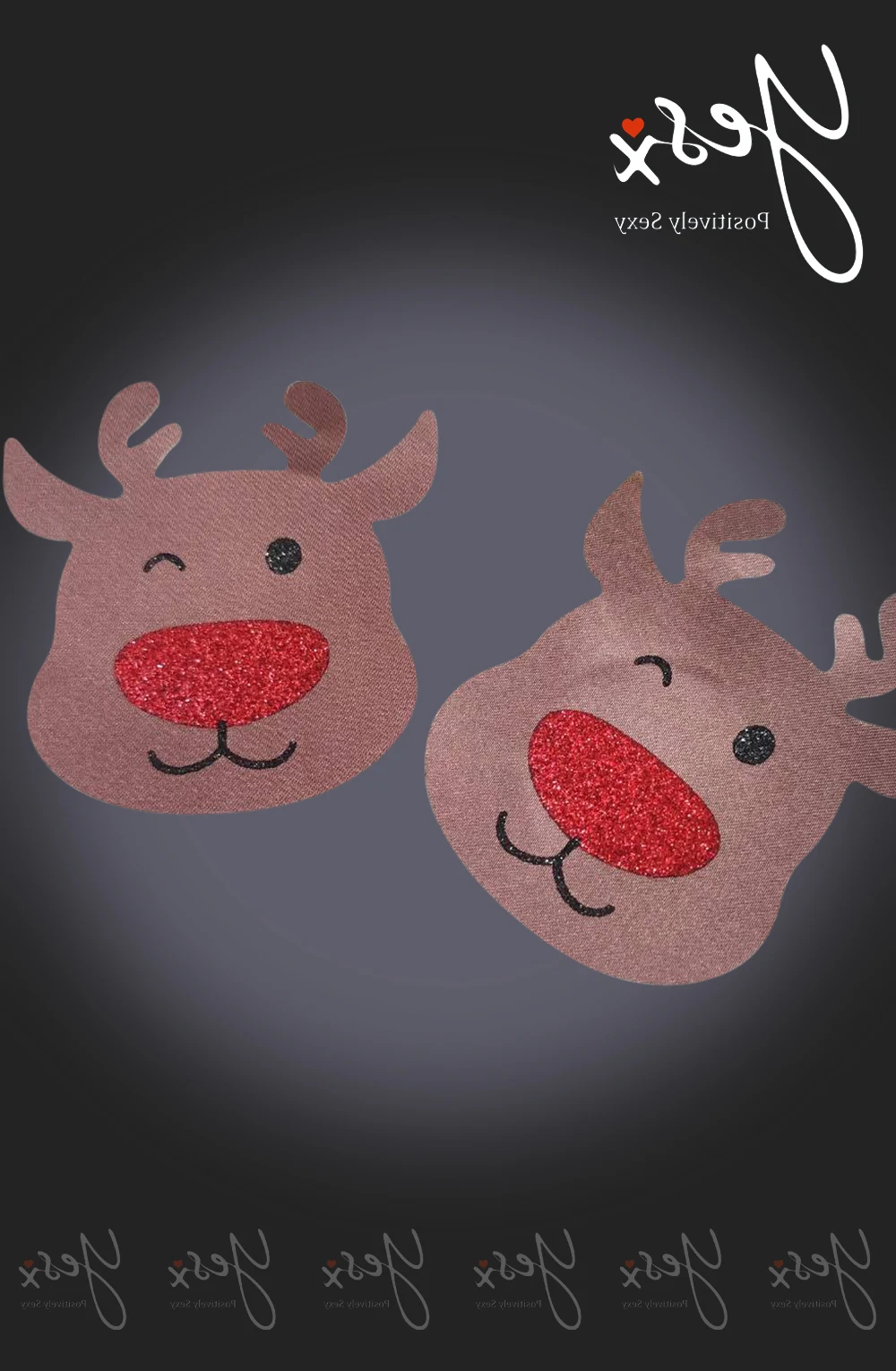 image of YesX YX960 Reindeer Nipple Covers - Self-Adhesive & Fun
