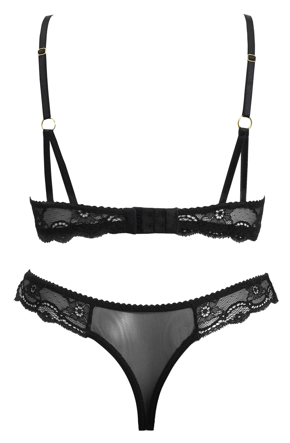 image 5 of Confidante Opium Lace Thong - Seductive Bedroom Lingerie Set