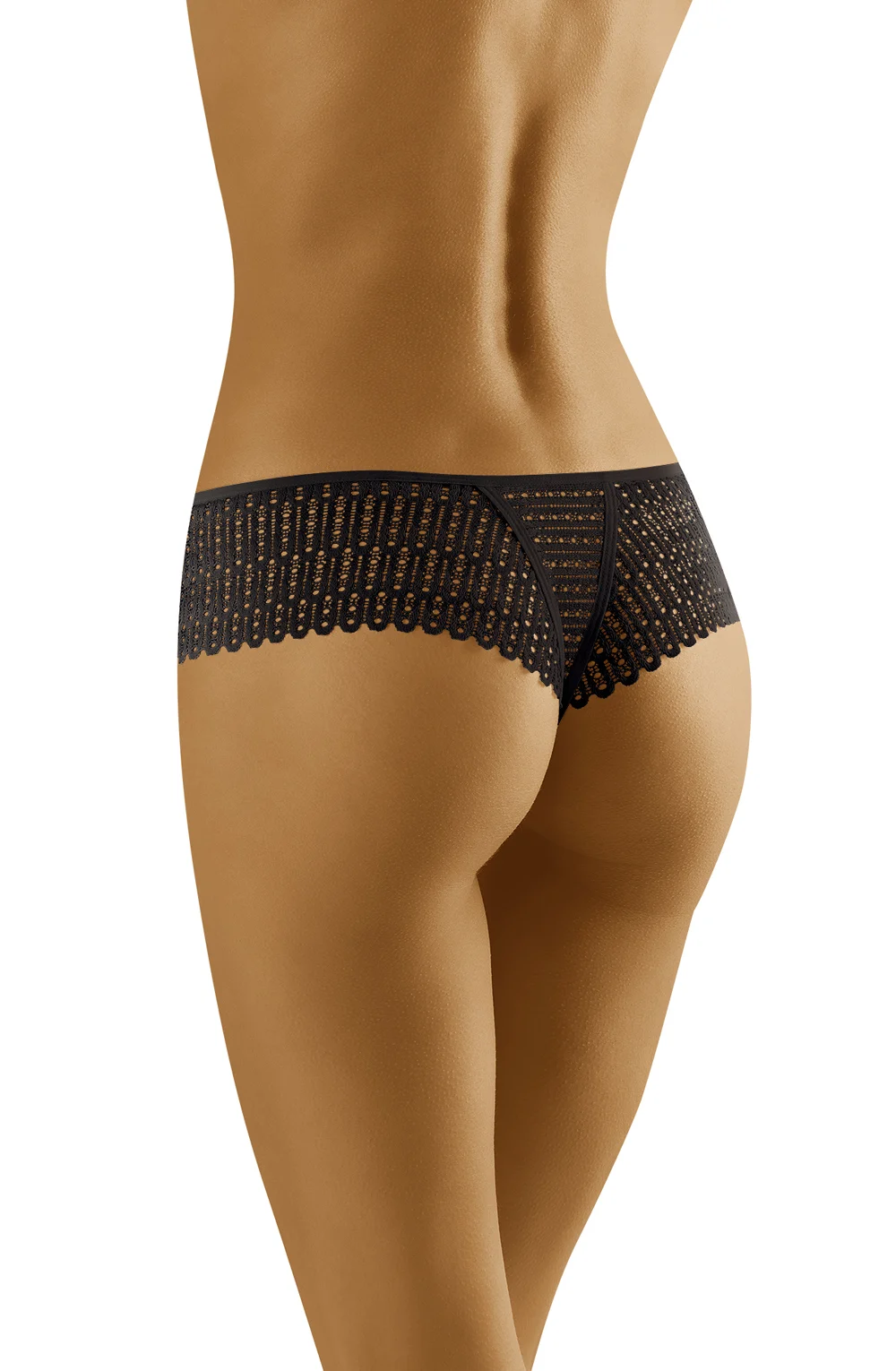 image 2 of Wolbar Curanta Black Lace Thong - Perfect Gift