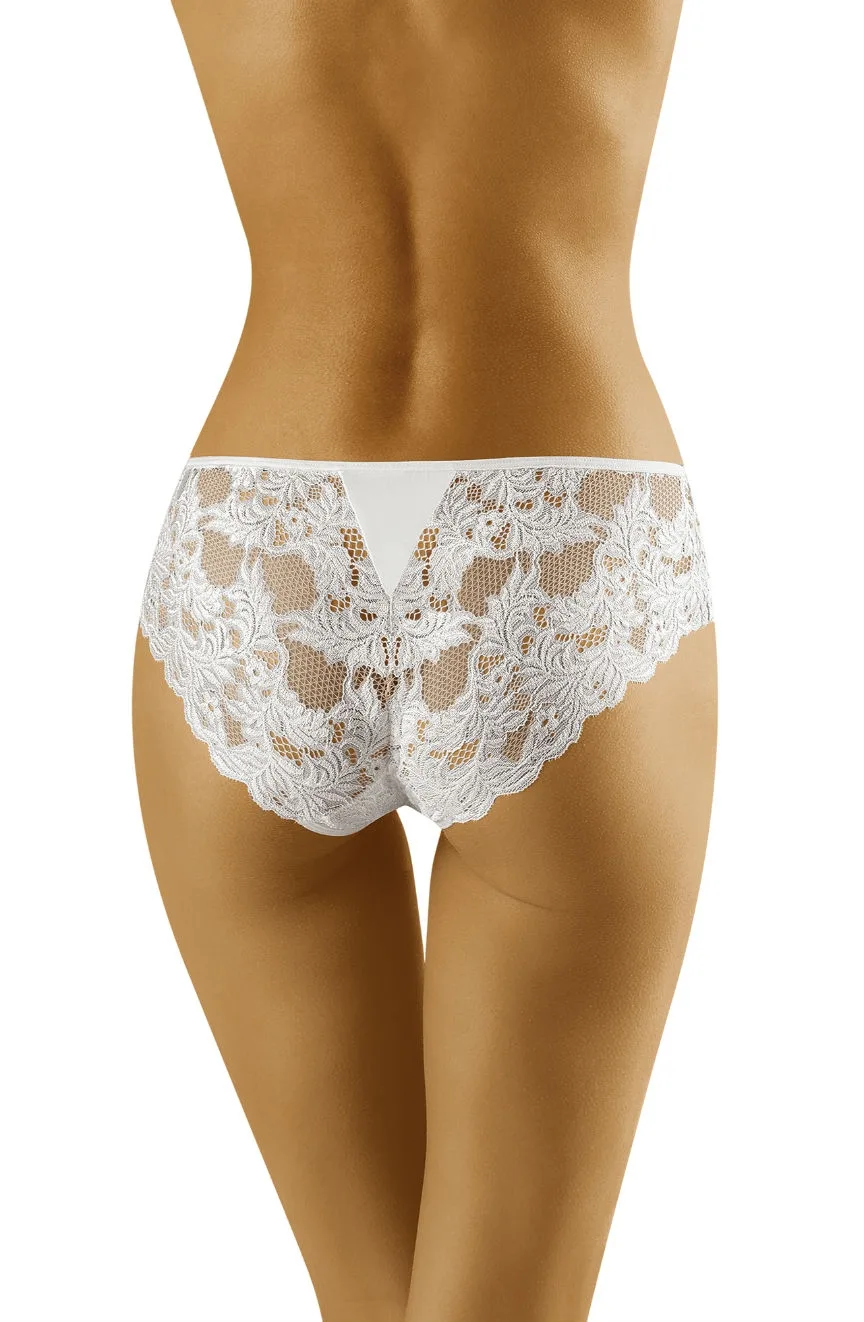 image 2 of Wolbar Deva Lace Briefs - Elegant Floral Design, Flat Seams