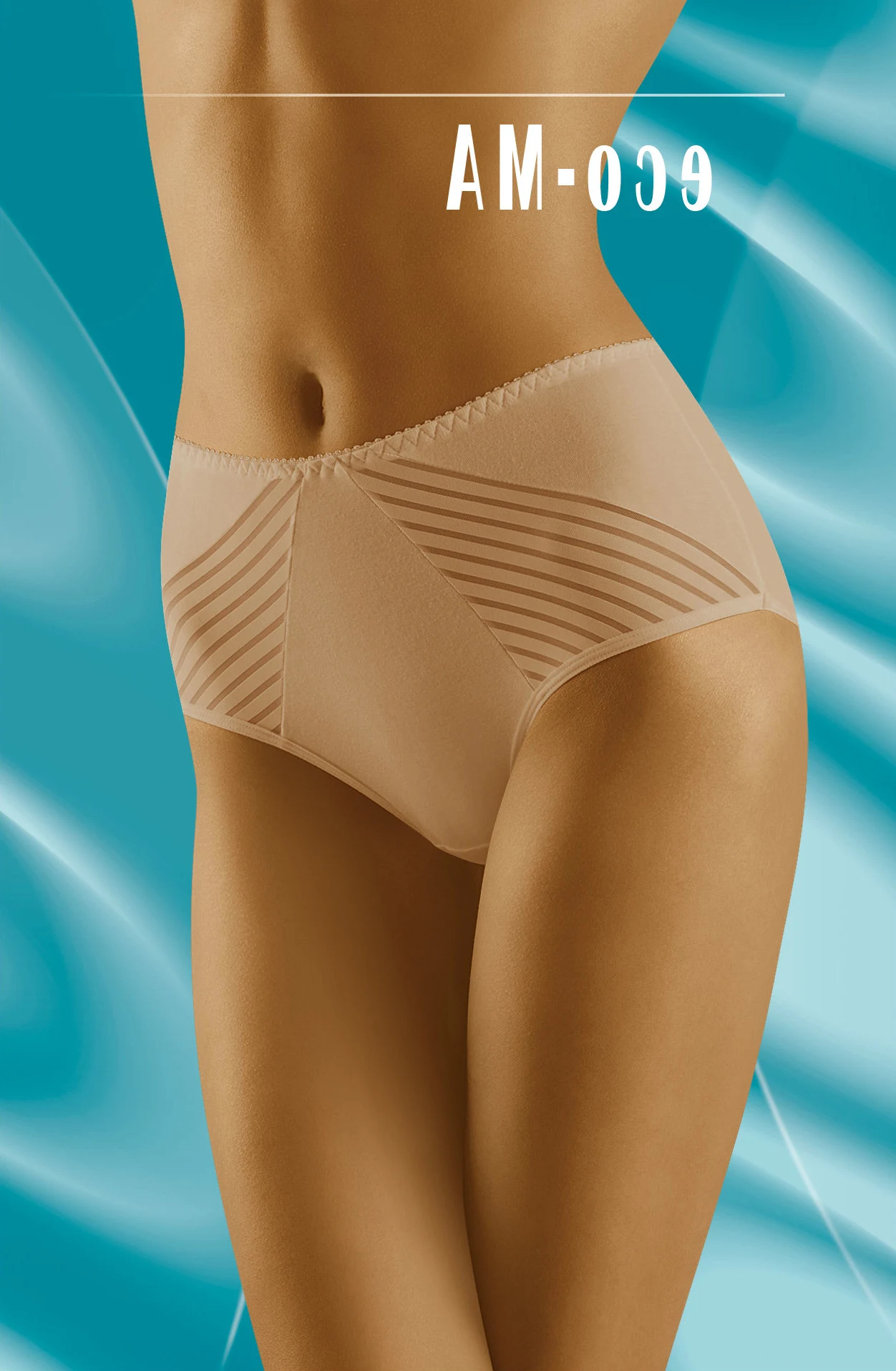 Wolbar Eco-Ma Beige Cotton Brief - Plus Size Comfort & Style