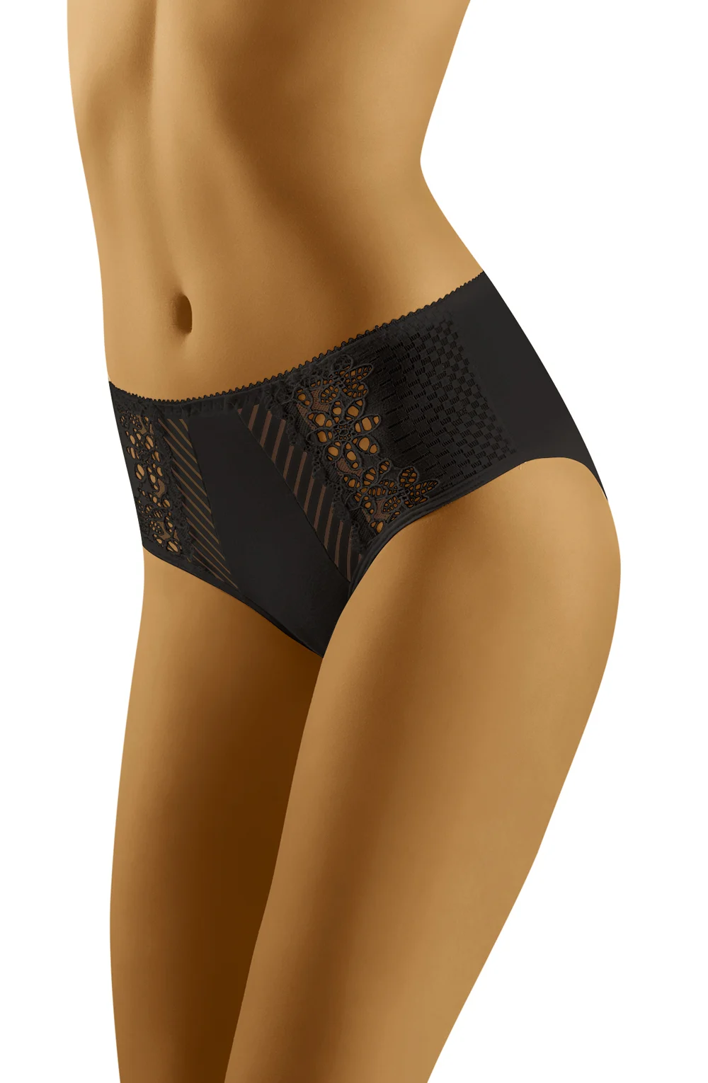 image of Wolbar Maxi Brief - High Cotton Content and Front Panel Detail