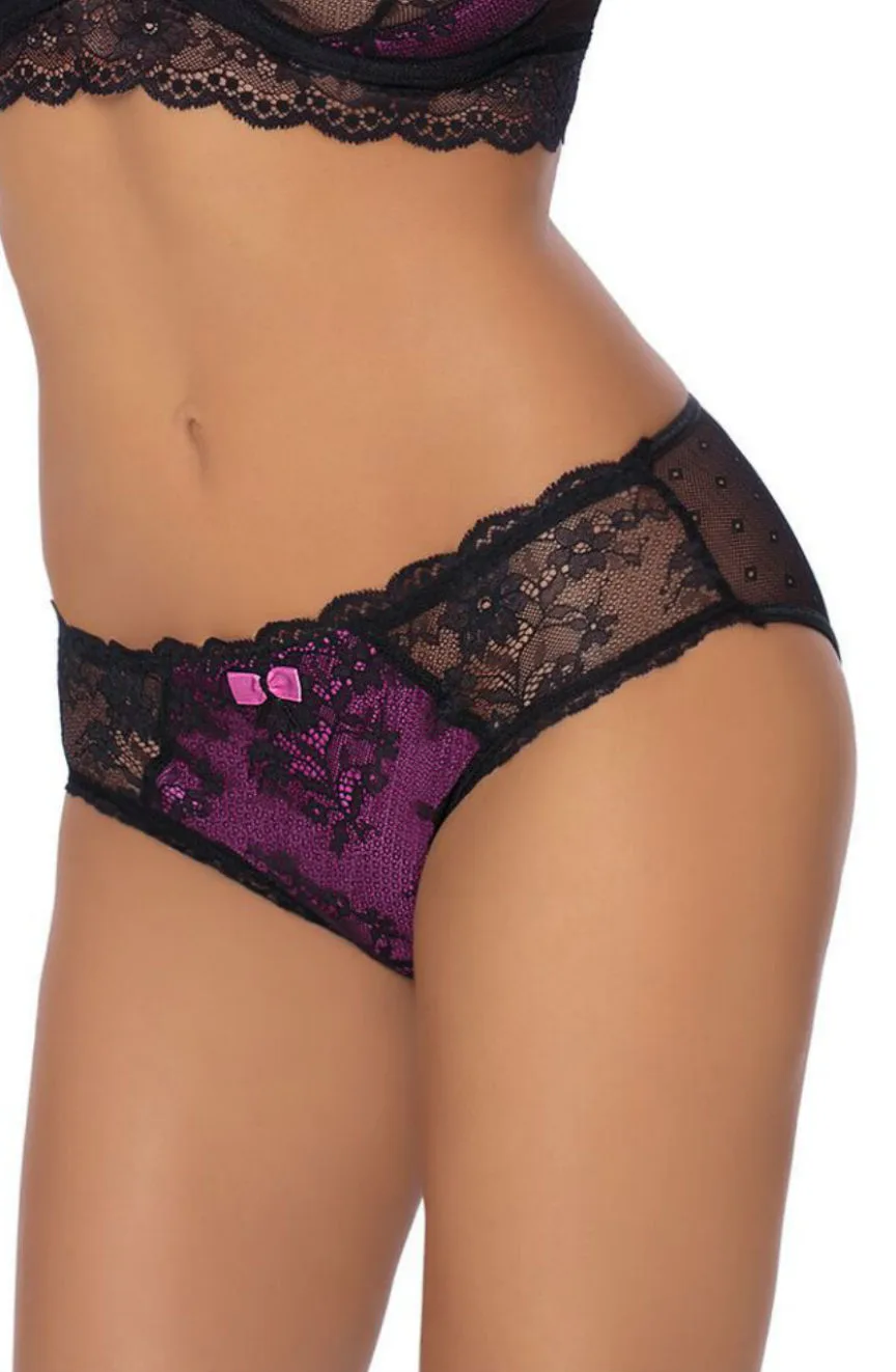 Roza Fifii Lace Briefs - Sexy & Elegant Black Lingerie Set