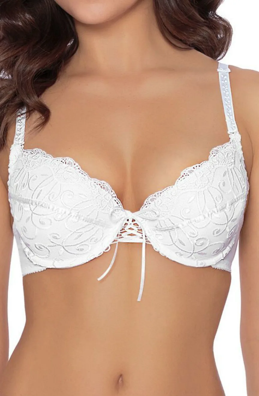 image 2 of Roza Ginewra Lace Push-Up Bra - Perfect for Bridal Wear