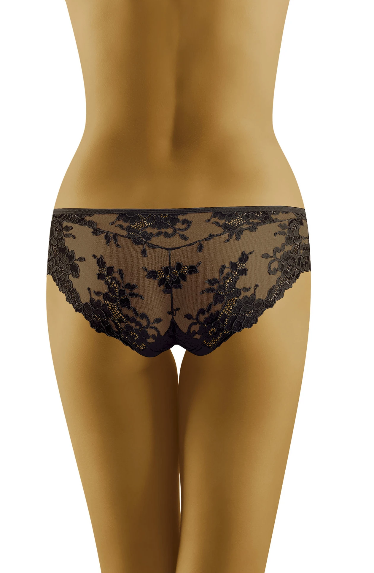 image 4 of Wolbar SM601 Lola Lace Trimmed Briefs - Everyday Support & Comfort