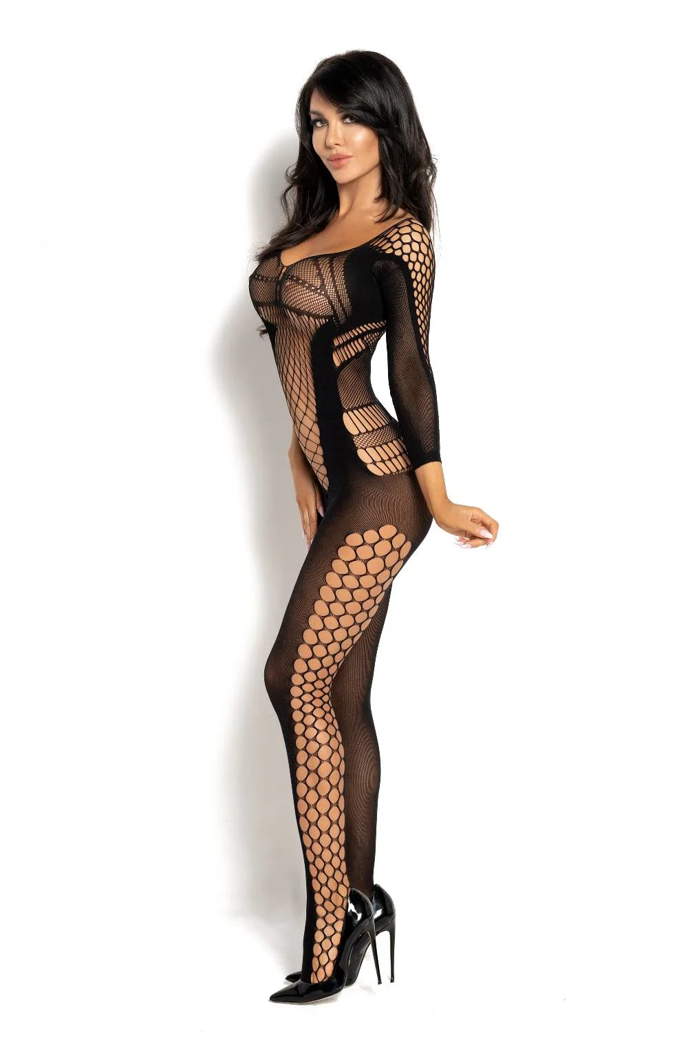 image 5 of Beauty Night BN6589 Lucelia Bodystocking - Black Lingerie