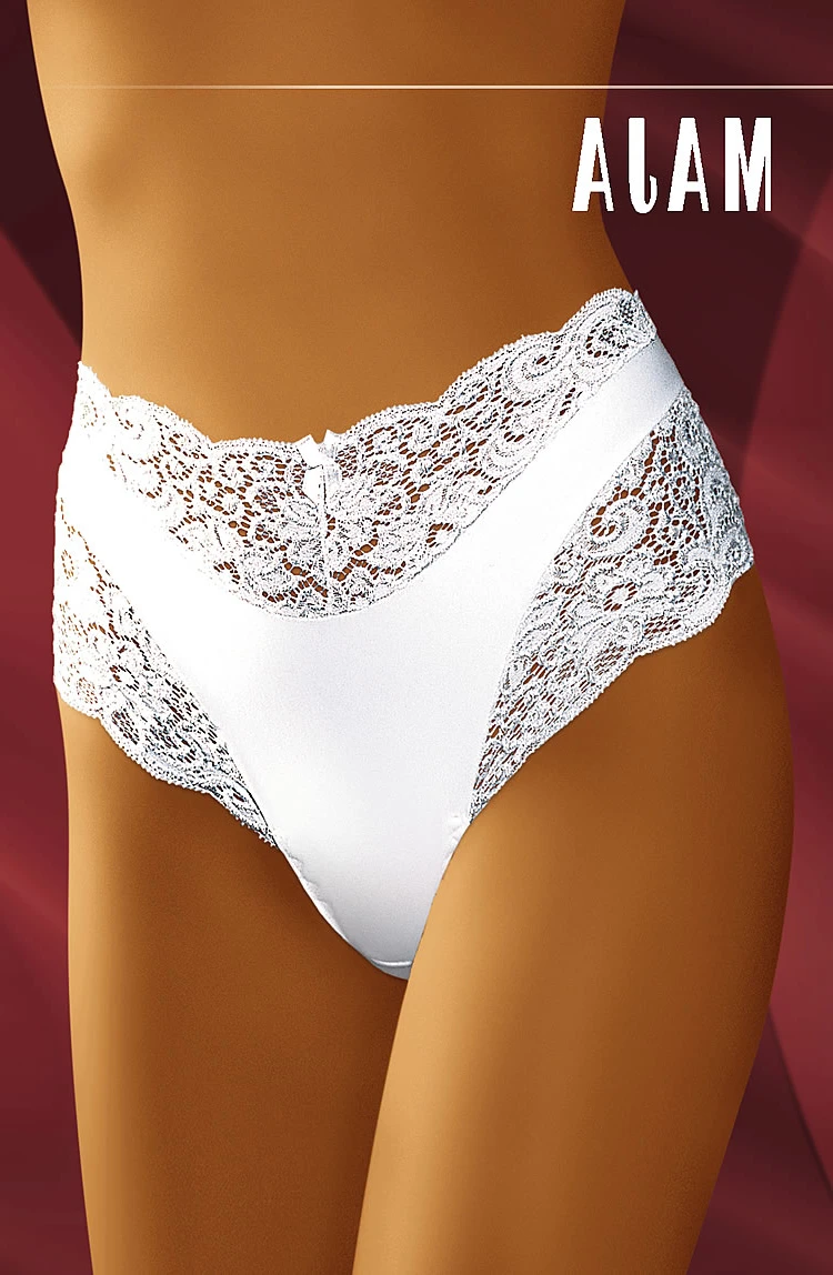 Wolbar Maja White Full Lace Bridal Brief