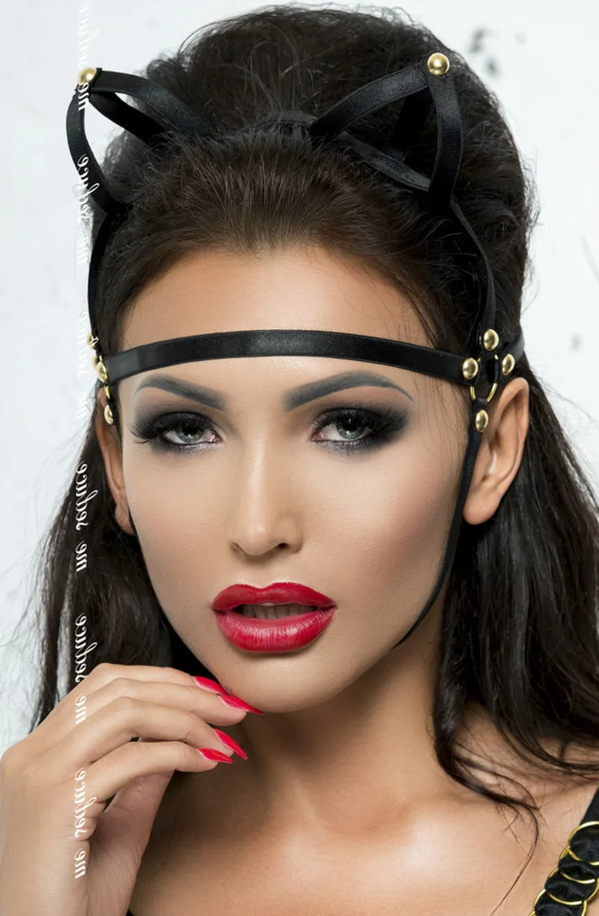 Me Seduce MK06 Black Cat-Ear Mask - Sexy Halloween Accessory