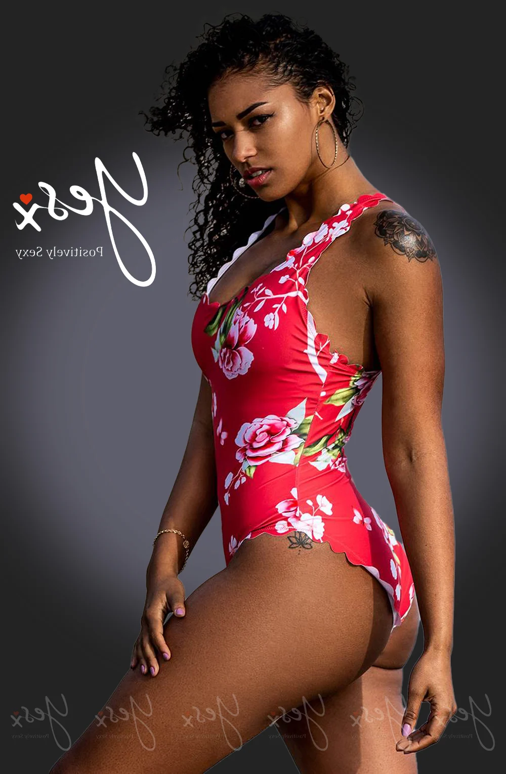 image 5 of YesX YX978 Floral One Piece Swimsuit - Pink