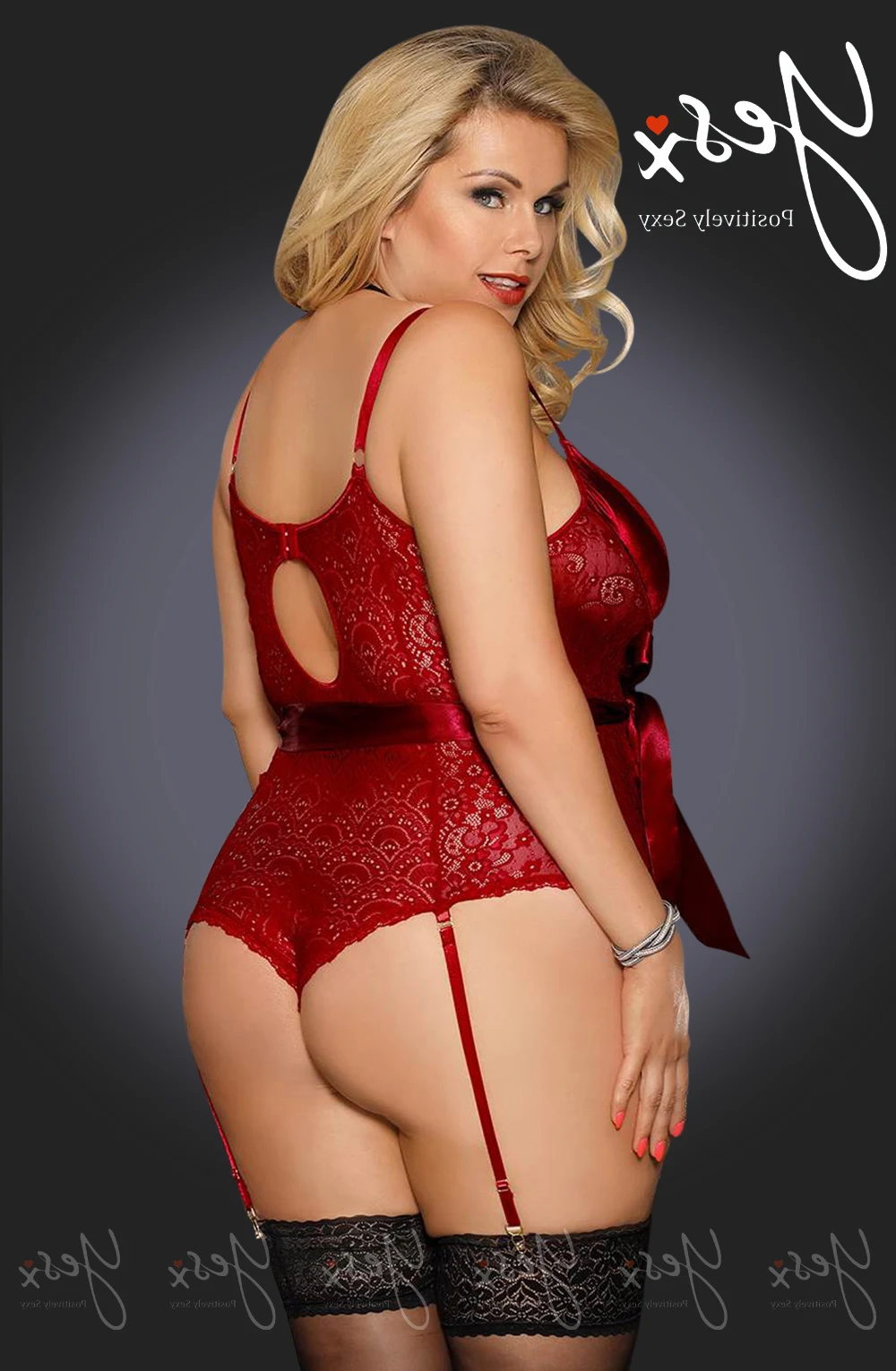 image 2 of YesX YX951Q Lace Body with Underwired Cups