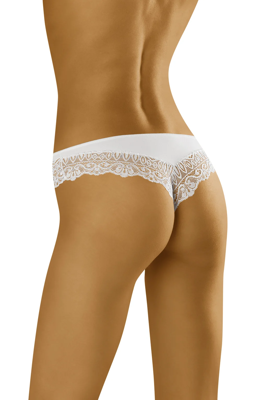 image 2 of Wolbar Sirtaka Lace Brief - White Lingerie