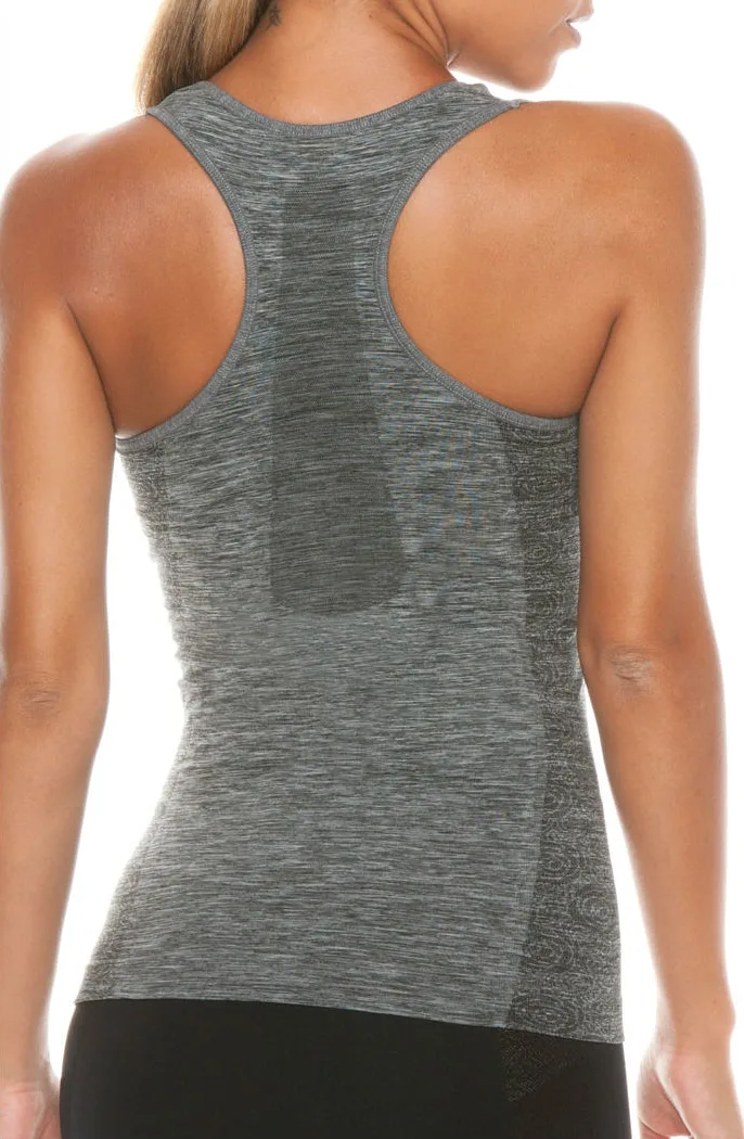 image 3 of Control Body 212185 Sporty Tank Top - Breathable Fabric (Melange/Grey)