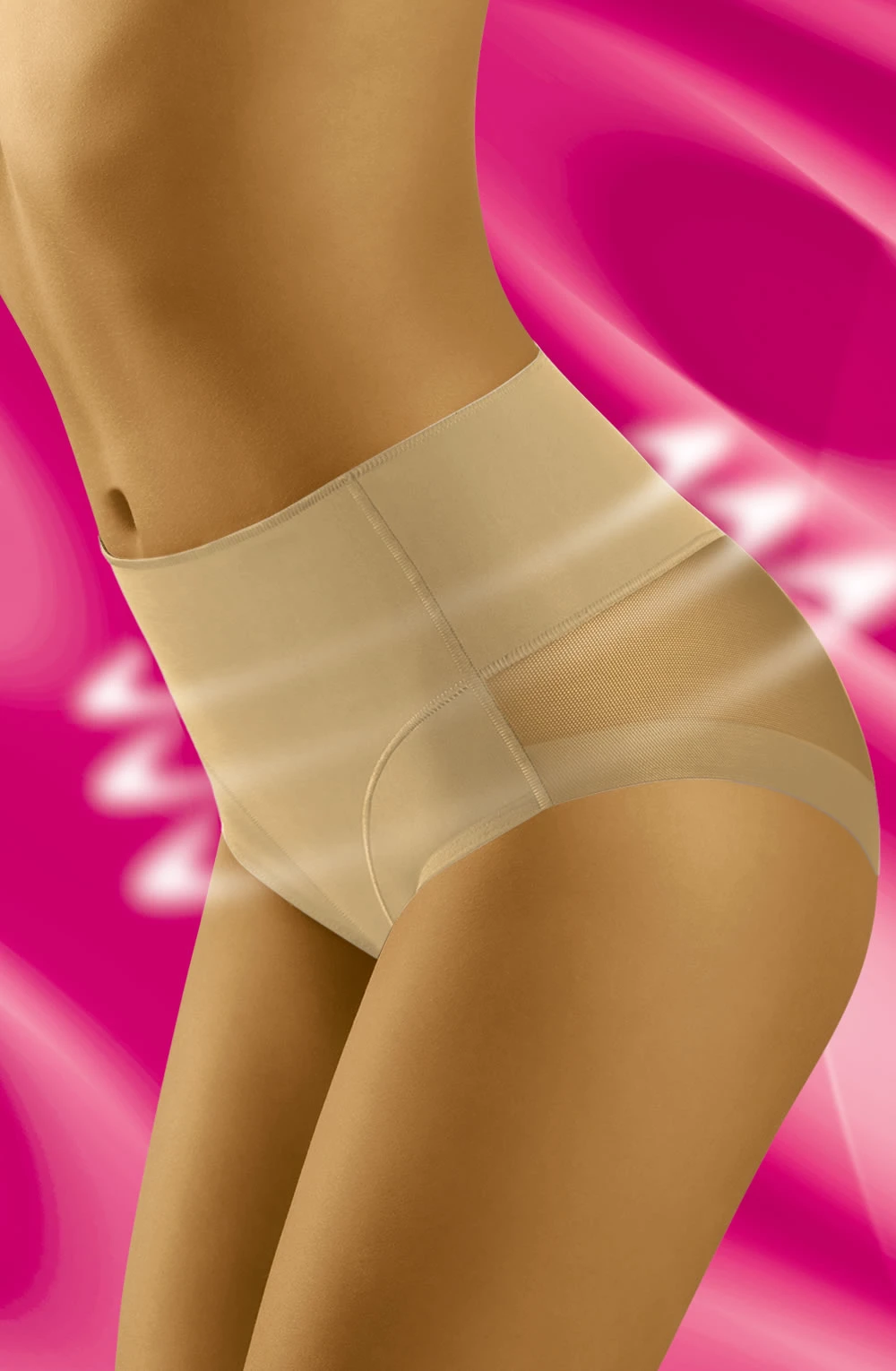 image of Wolbar Uniqa Briefs - High Quality Shapewear (Beige)