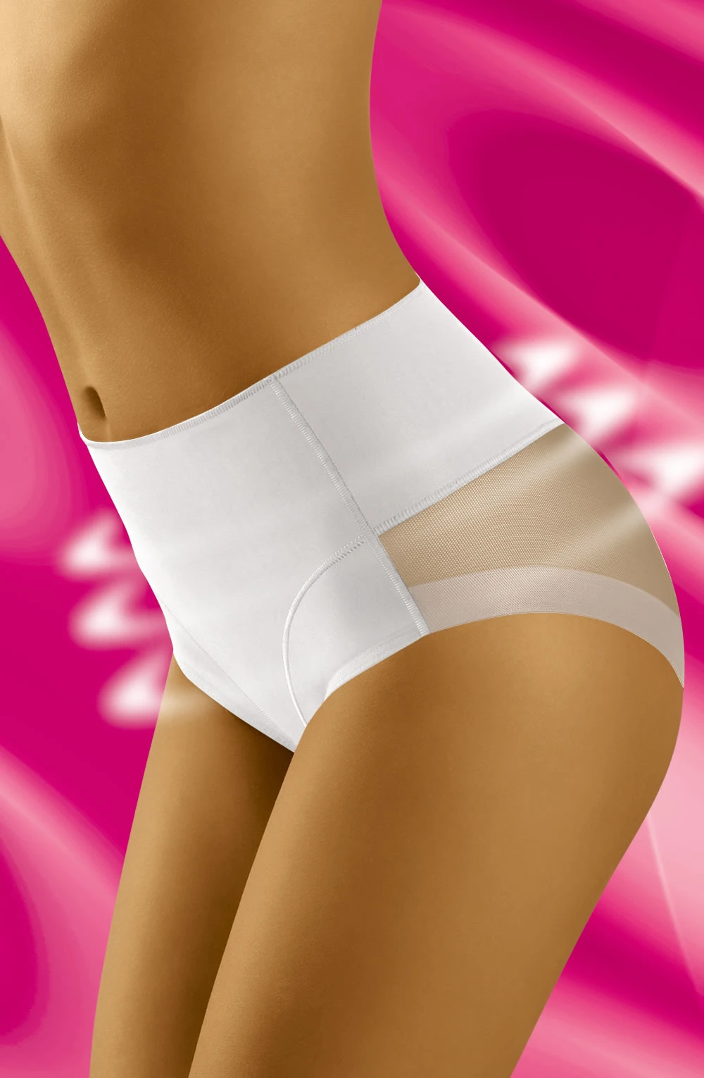 image 3 of Wolbar Uniqa Briefs - Shapewear for Slimmer Waist & Lifted Buttocks (White)